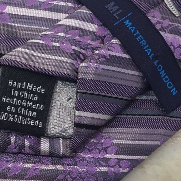 MATERIAL LONDON SILK TIE - Picture 3 of 12